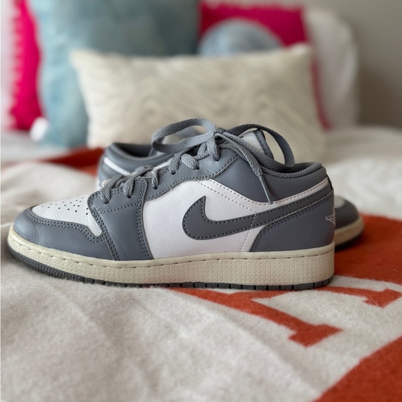 Gray Jordan 1 Lows - Picture 1 of 5